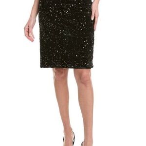 BRAND NEW ⭐️⭐️ Nanette Lepore  Elegant Black Sequin Skirt